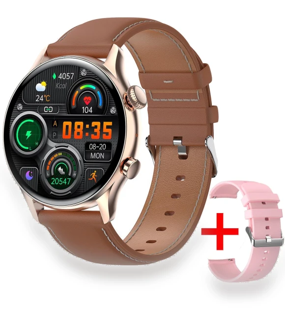Smartwatch for Men with AMOLED Display and NFC — Smartwatches, Wula Mall