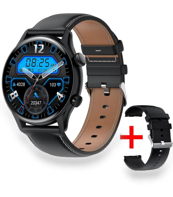 Smartwatch with AMOLED Display and NFC — Smartwatches, Wula Mall