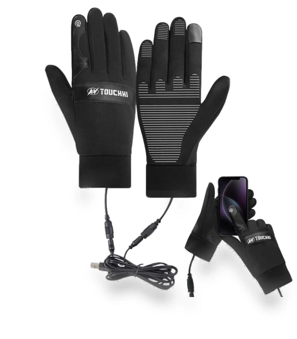 Touchscreen Heated Gloves — Gloves, xly1818