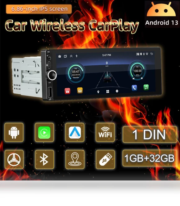 Universal Car Radio Receiver with Touchscreen — Stereo Receivers, icreative