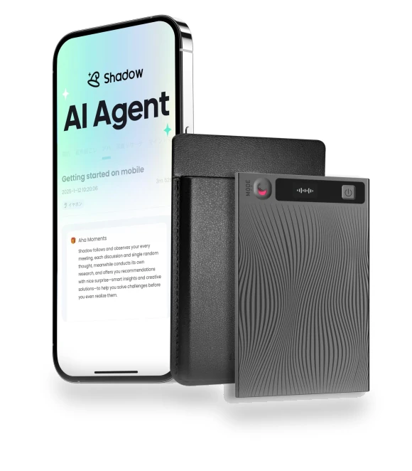 AI Voice Recorder with App Support — Voice Recognition & Productivity Software, Mobvoi