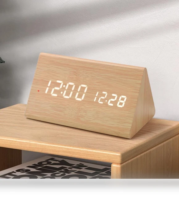Automatic Glowing Silent Electronic Digital Alarm Clock — Clocks, Fashionable bags