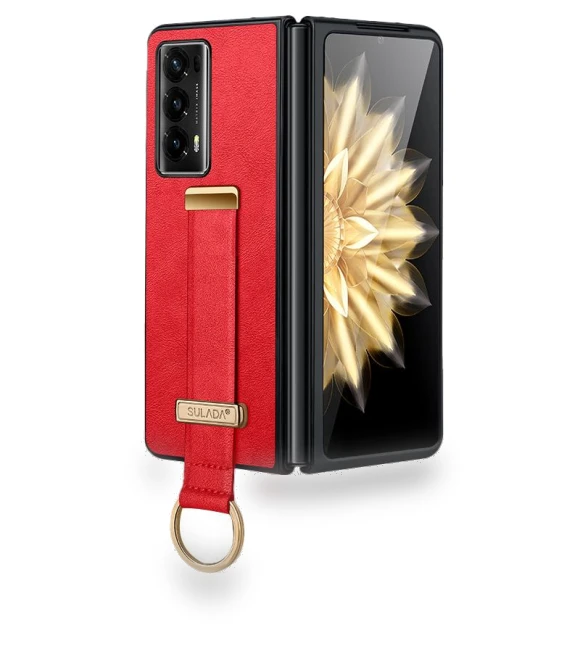 Fashion Series PU Leather+PC Phone Case with Adjustable Wristband and Kickstand — Smartwatch Protectors, Smartwatch 2025