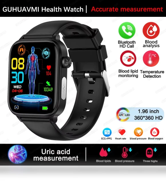 Health Smart Watch with ECG and PPG — Smartwatches, SAMS Online