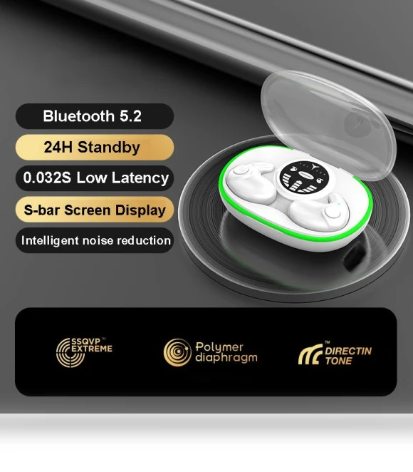 Invisible Sleep Earbuds — In-Ear Headphones, Meiteai-Electronics