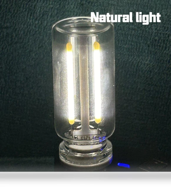 Retro USB LED Filament Touch Dimming Bulb — Incandescent, Breaki
