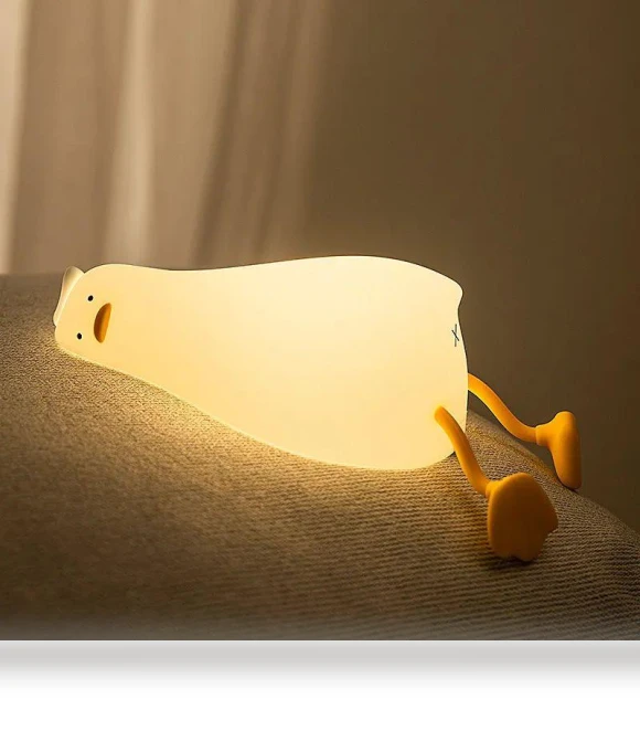 Silicone LED Night Lights in Duck Shape — Night Lights, Your Warm Home