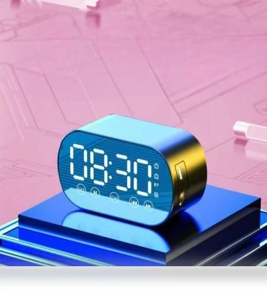 Singing Bluetooth Alarm Clock with Audio and Glow Light — Alarm, Fashionable bags