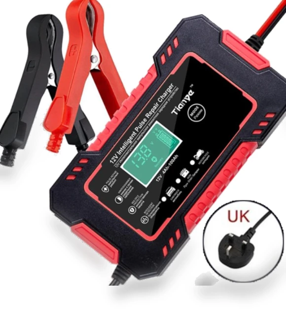 Smart Automatic Car Battery Charger and Jump Starter — Battery Chargers, MerakiMuse