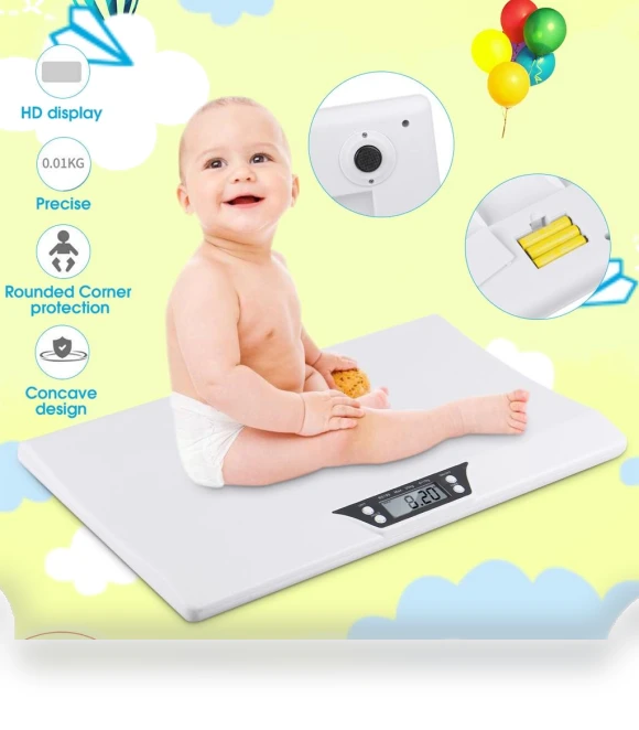 Smart Electronic Scale for Newborns, Pets, and Household Use — Baby Scales, Pro DIY Tool