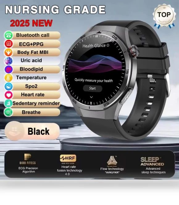 Smart Health Watch with ECG, Blood Pressure, and NFC — Smartwatches, PRISMA