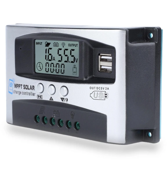 Solar Charge Controller with Bluetooth App Control — Power Management, Fishine
