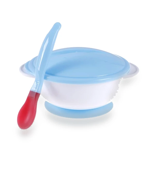Suction Bowl and Spoon Set for Baby Feeding — Kids' Utensils, outgoing