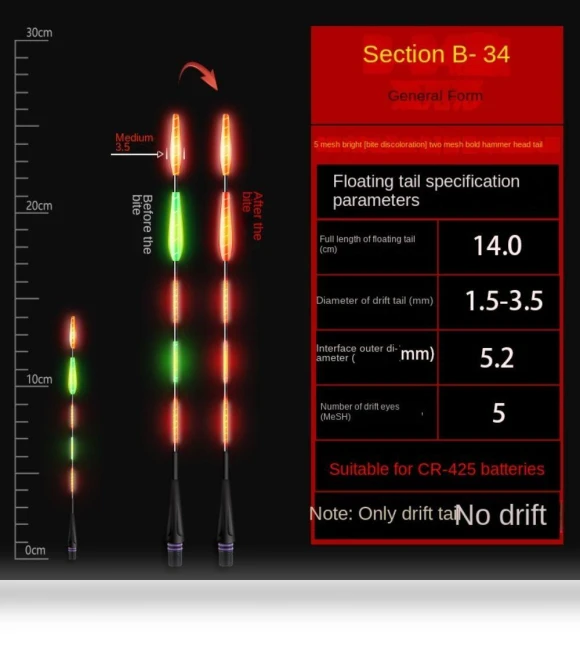 Ultra-Sensitive LED Smart Fishing Float — Bite Indicators, yanginhu3