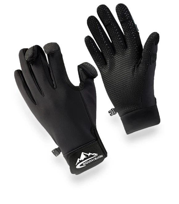 Winter Fishing Gloves with Smartphone Compatibility — Gloves, Nicomaru-Japan