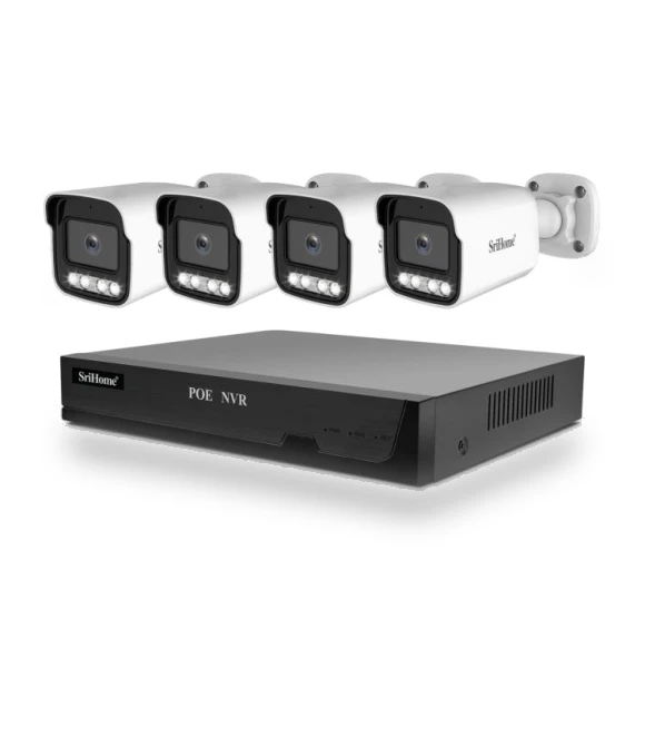 4-Channel POE Camera Network Video Recorder Kit — Complete Surveillance Systems, SriHome