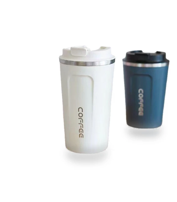 Insulated Coffee Mug with Smart Temperature Display and Flip Lid — Beverage Warmers, Value Vault