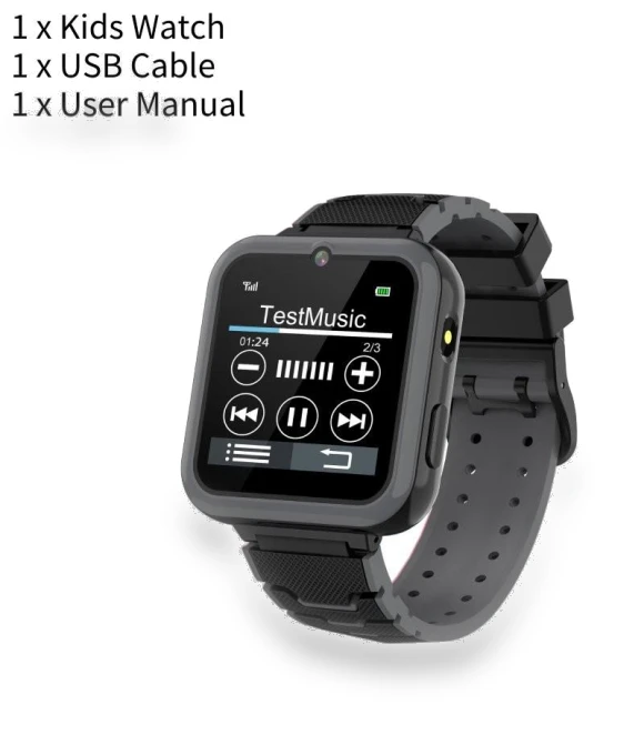 Kids Smartwatch with Touch Screen, Games, Music, Two-Way Call, Flashlight, and Calculator — Wearable Accessories, LuxeBead