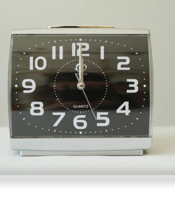 Large Digital Silent Alarm Clock with Night Light — Alarms & Clocks, Fashionable bags