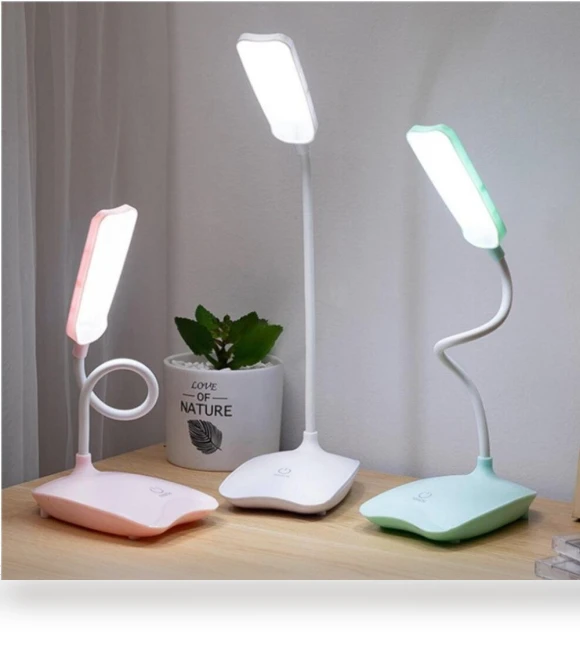 LED Desk Lamp with Adjustable Brightness — Study & Desk Lighting, MnnWuu