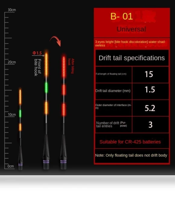 LED Fishing Float — Bite Indicators, pinxingwen