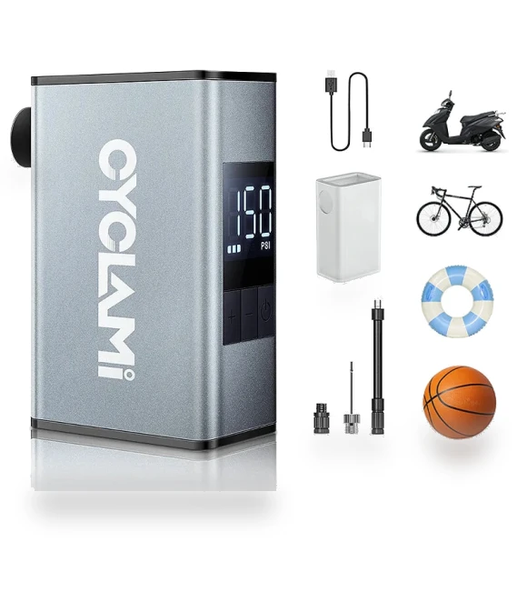 Mini Electric Bicycle Air Pump — Inflation Devices, CYCLAMI