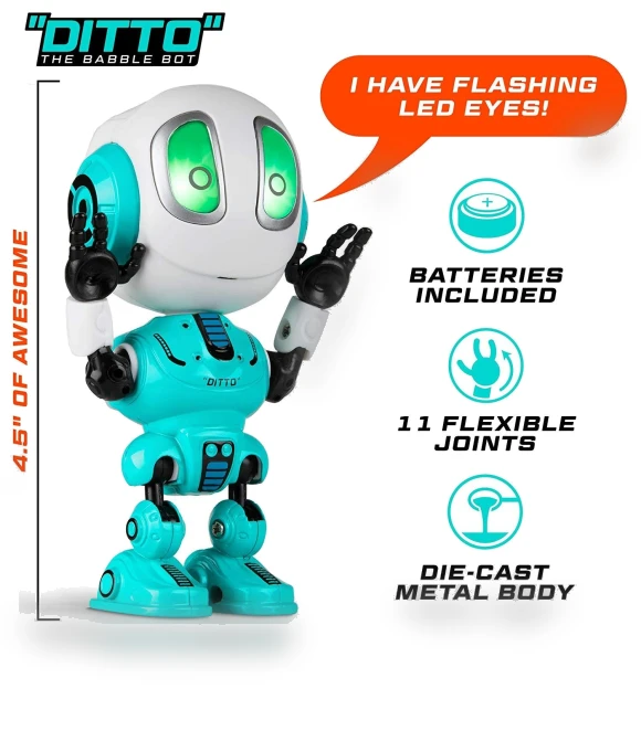 Mini Smart Talking Robot Toy — Interactive Animal Companions, Global Toy
