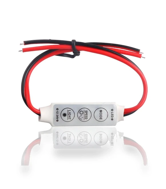 Mini Three-Button Monochrome Controller — Light Dimmers, Outdoor Tools