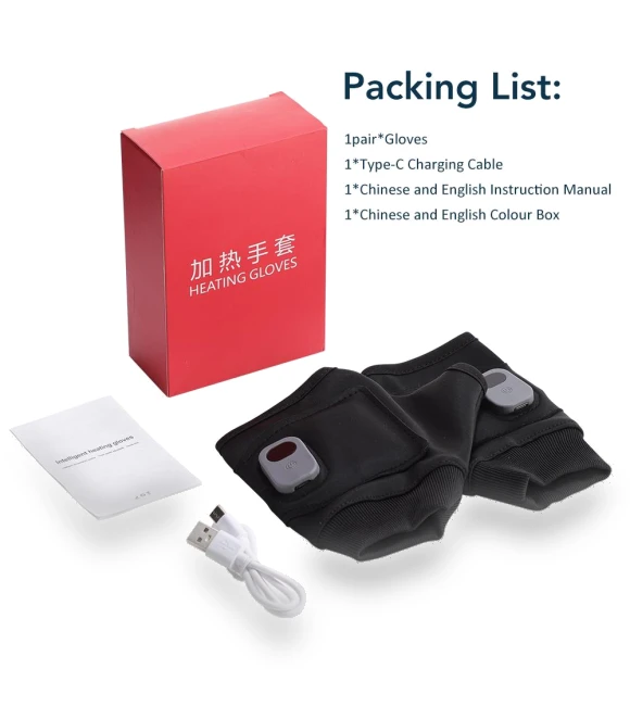 Rechargeable Electric Winter Gloves — Gloves & Mittens, BC Pet Supplies
