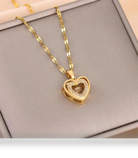Smart Love Zirconium Necklace — Smart Jewelry, Lucky Star Jewelry