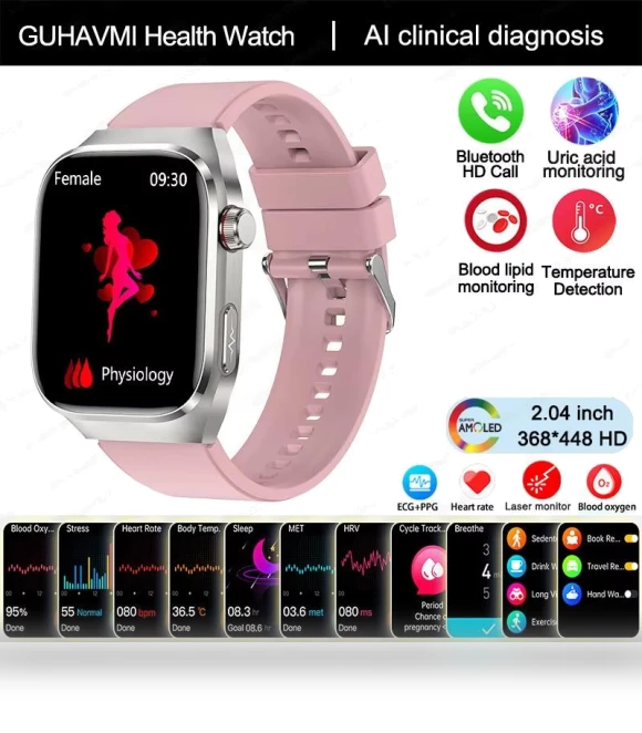 Smart Watch for Men with Health Monitoring — Smartwatches, ElectronicsHome