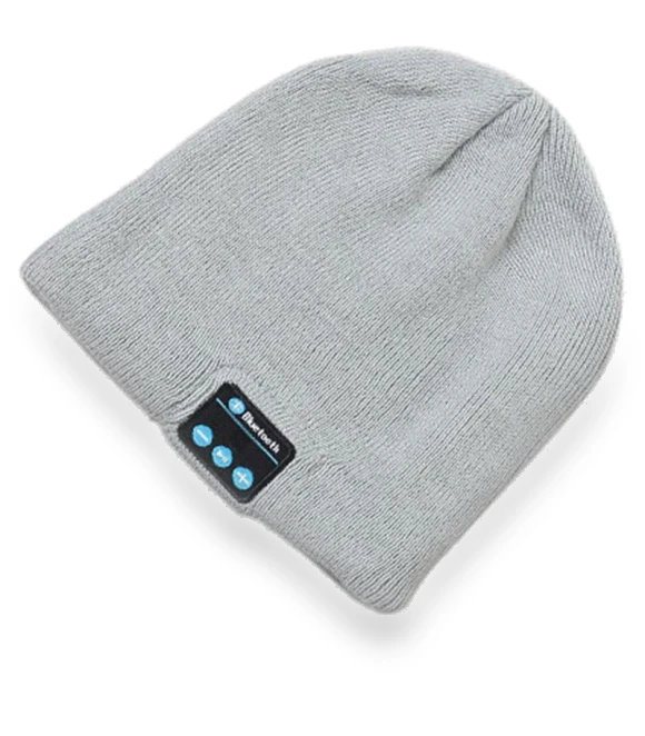 Soft Beanie Warm Hat with Bluetooth Headphones — Winter Ear Protectors, GlimmerGuild
