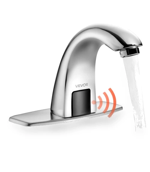 Touchless Bathroom Sink Faucet — Hands-Free Faucets, VEVOR