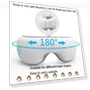 Thumbnail Intelligent Wireless Eye Massager with Gas Vibration and Hot Compress — Rollers & Pens