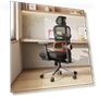 Thumbnail Ergonomic Chair with Lumbar Support, Adjustable Armrest, Headrest, Footrest, 4D Mesh — Desk Chairs, NEWTRAL