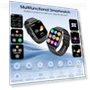 Thumbnail 2.1" Smart Watch with Heart Rate Monitor, 120+ Sport Modes, IP68 Waterproof — Smartwatches, BP Doctor