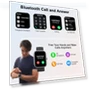Thumbnail 2025 HD 1.91" Smartwatch with Call Function, 112+ Sports Modes, Fitness Tracker — Smartwatches, uaue