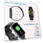 Thumbnail Smart Watch with 24 Sport Modes, IP68 Waterproof, Heart Rate Monitor — Smartwatches, Fempoin