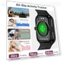 Thumbnail 2025 Smart Watch with Bluetooth Call, 1.96" HD Fitness Tracker — Smartwatches, Motast