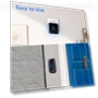 Thumbnail Wireless Doorbell with 56 Chimes, 1000 Feet Range, IP66 Waterproof — Push Buttons