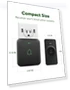 Thumbnail Wireless Doorbell with 52 Melodies, 1000ft Range, Waterproof — Chimes, AVANTEK