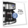Thumbnail 2-Way 12 Cup Programmable Drip Coffee Maker & Single Serve Machine — Coffee Makers, Hamilton Beach
