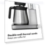 Thumbnail 8 Cup Coffee Maker with Thermal Carafe — Coffee & Espresso Combos, OXO