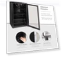 Thumbnail 115 Can Beverage Refrigerator and Cooler with Glass Door — Mini Fridges, Honeywell