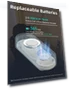 Thumbnail Lighted Wireless Doorbell with 58 Chimes, 1000ft Range, Waterproof — Push Buttons, AIDA