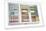 Thumbnail Triple Door Refrigerator, Stainless Steel, 11.3 Cubic Feet — Drink Coolers, KoolMore