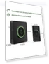 Thumbnail Wireless Doorbell with 1300 Feet Range, 56 Melodies & Waterproof Design — Push Buttons, AVANTEK