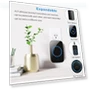 Thumbnail Waterproof Wireless Doorbell Kit with 1000 Feet Range and 60 Chime Options — Kits, Full House