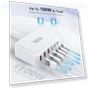Thumbnail 100W GaN 6 Port USB C Fast Charger Station — Power Hubs, BREEKET
