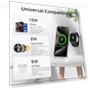 Thumbnail 3 in 1 Foldable Fast Wireless Charger for iPhone, Apple Watch, AirPods — Lightning, Tribone